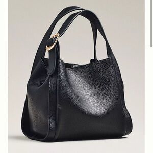 By Anthropologie Faux Leather Mini Satchel Bucket Bag